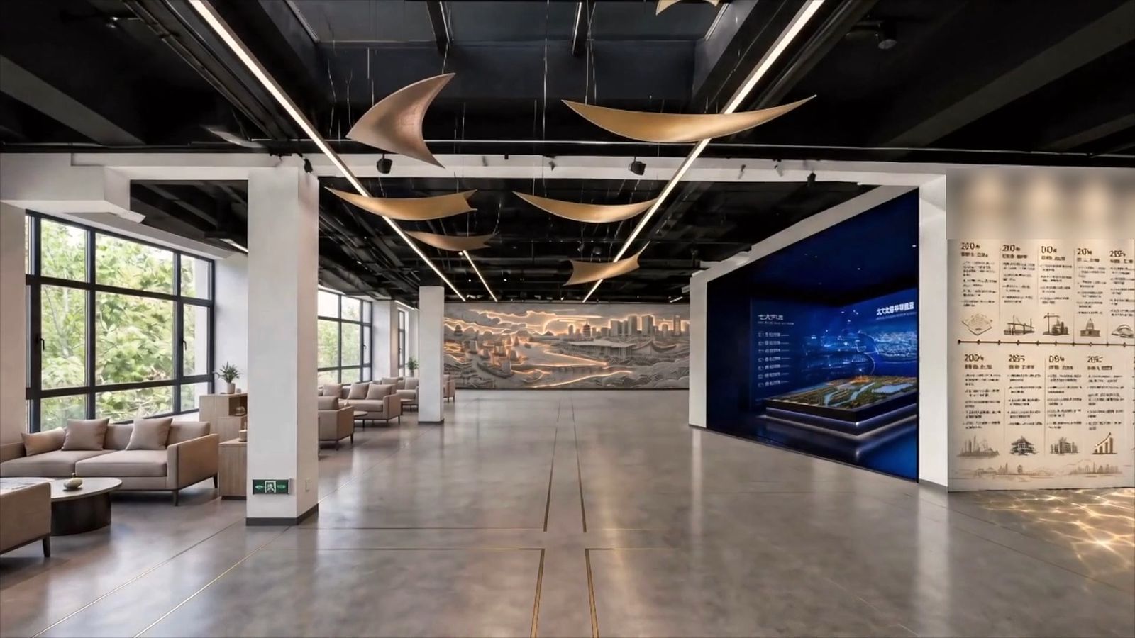 展示ホール · 完成映像のスチル